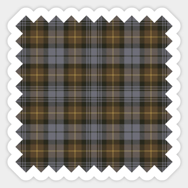 Clan Gordon Weathered Tartan Sticker by sifis